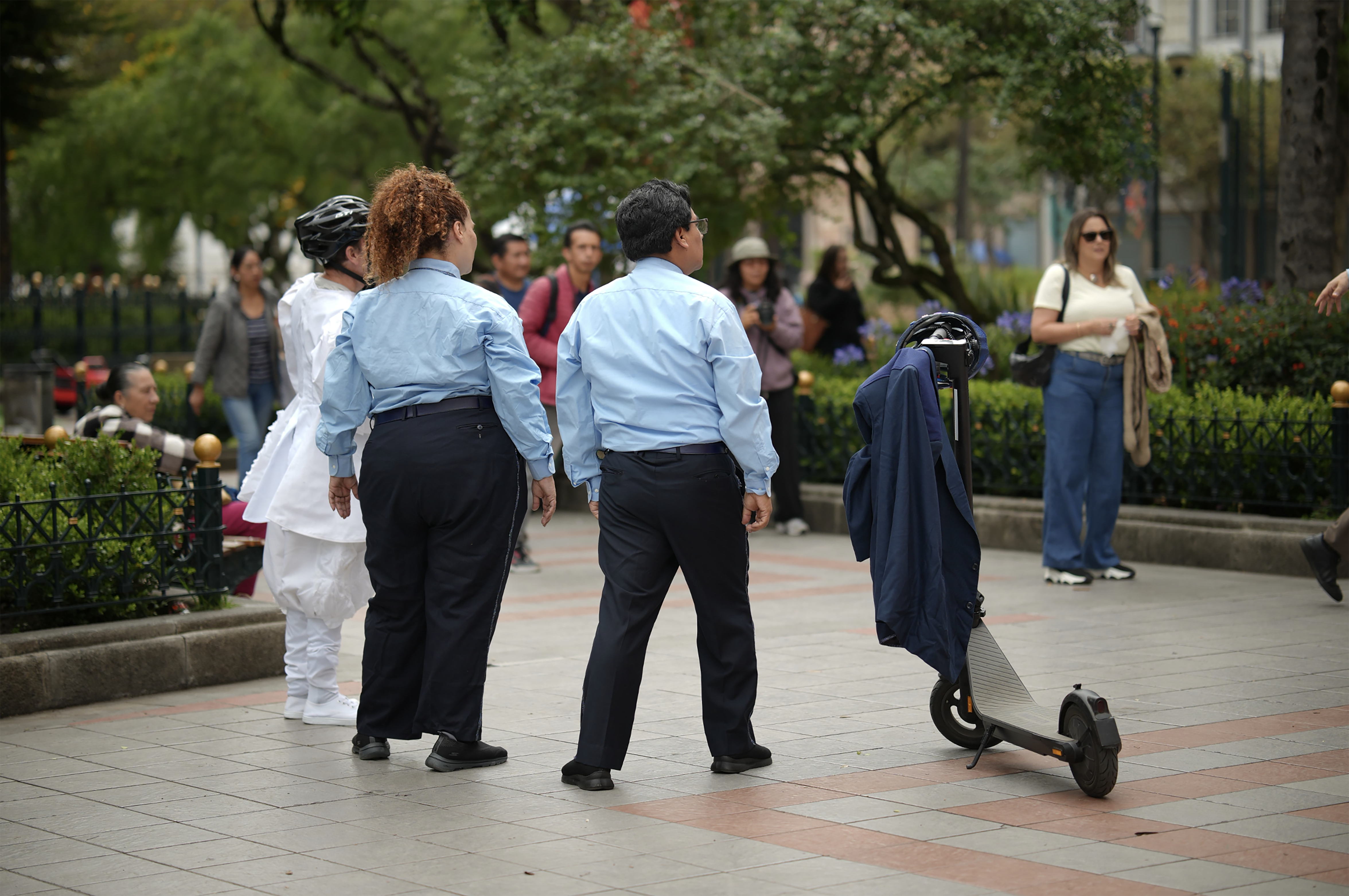 Performance colectiva en espacio abierto