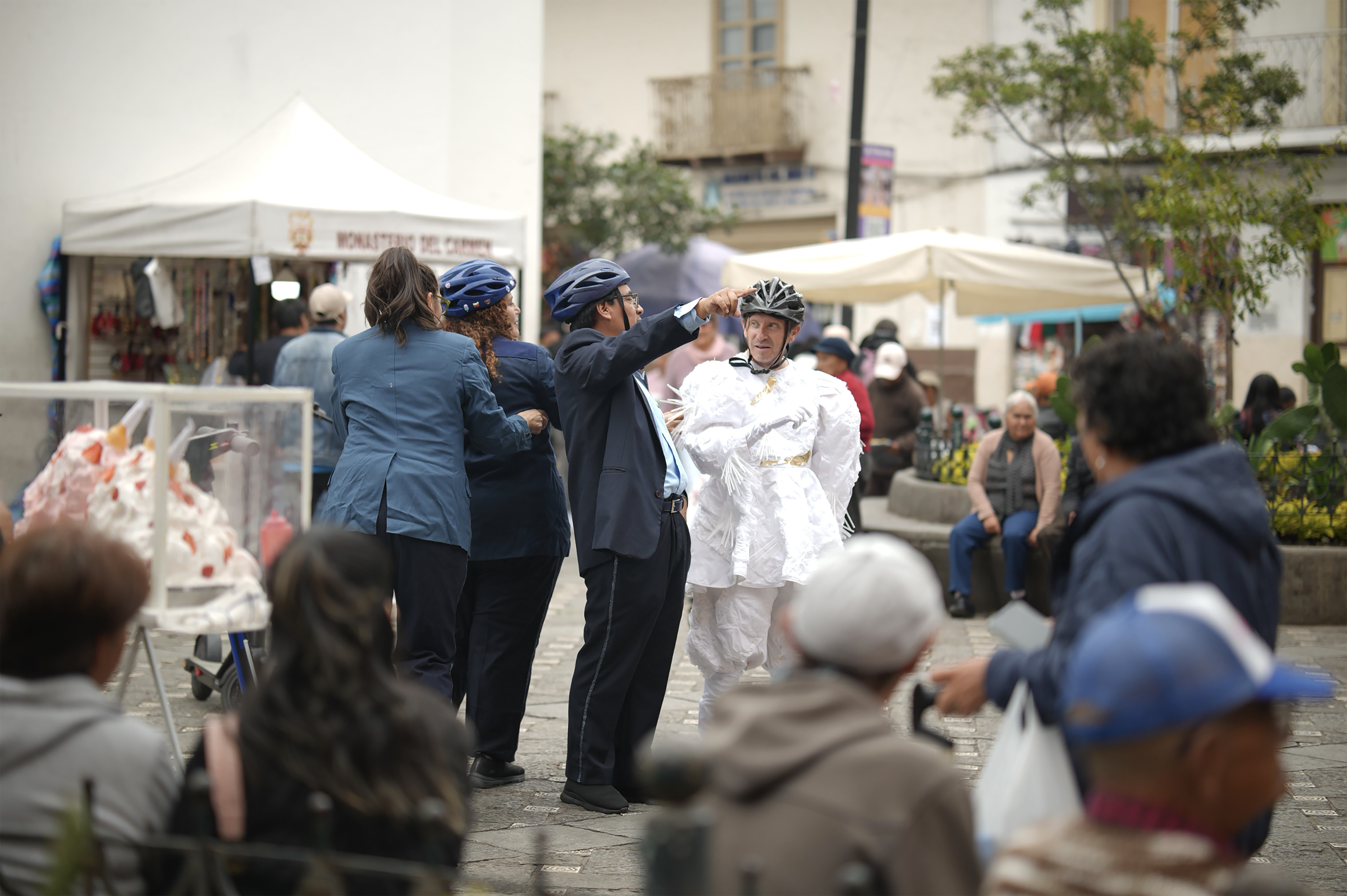 Acción escénica en espacio público